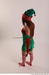 VERONIKA ELF FITGHTING WITH KATANAS